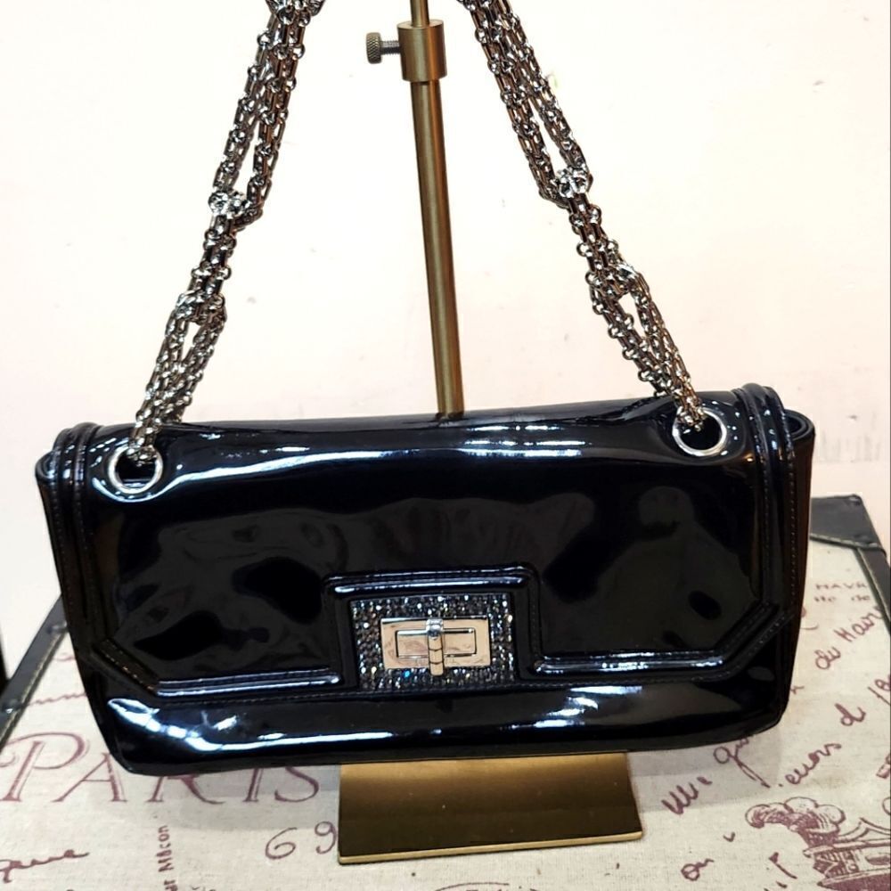Chanel Black Patent Leather Handbag